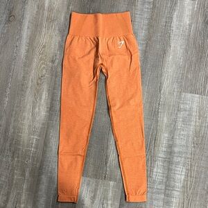Gymshark Orange High-Waisted Leggings